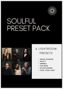 A collection of four soulful Lightroom presets available for purchase at JGardiner Photography.