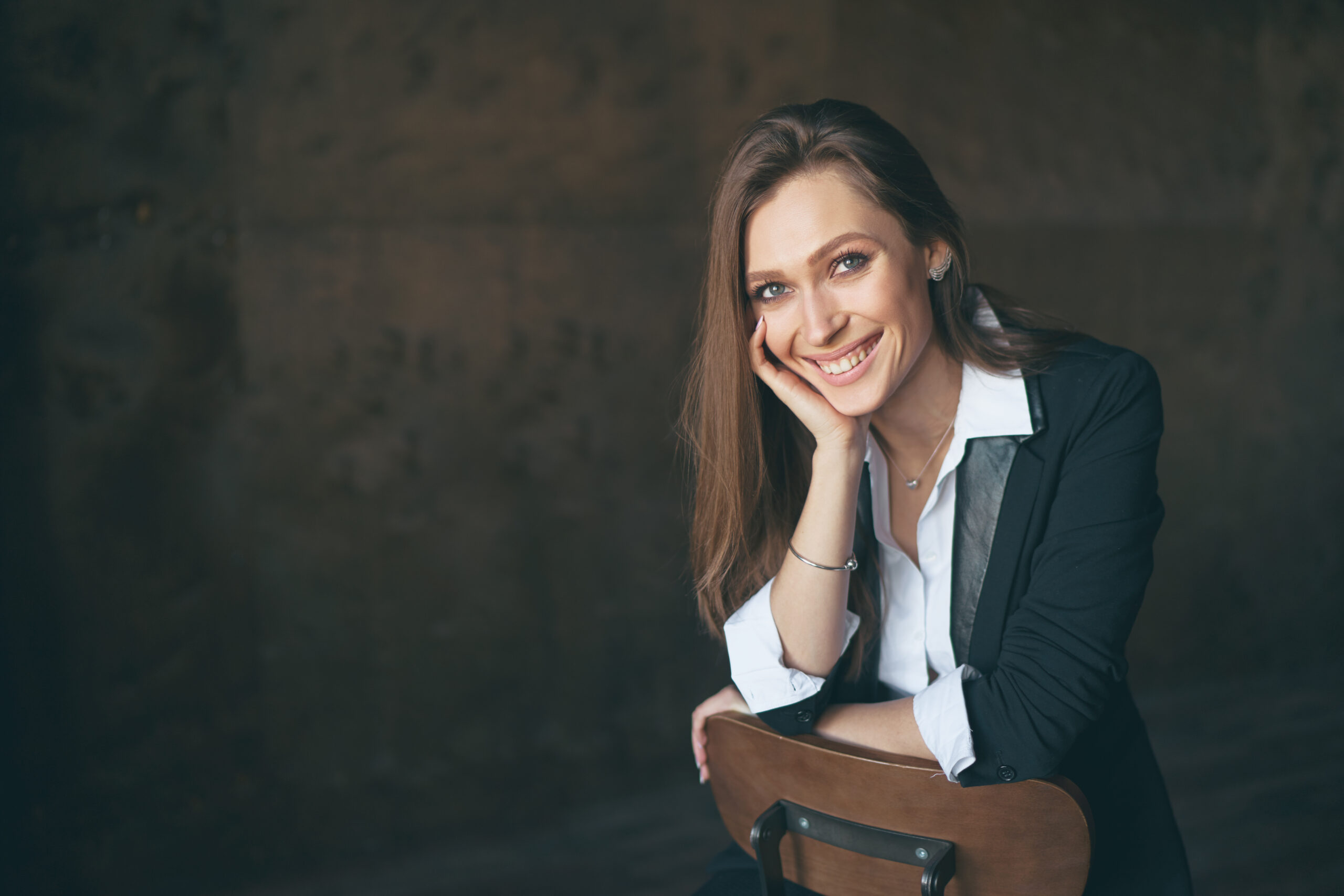 Creative headshot of a business woman