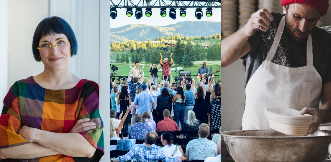 Three professional portraits featuring a man and woman, showcasing Utah's Premier Headshot Photography Studio.